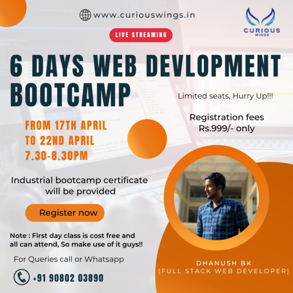 6 days bootcamp 2